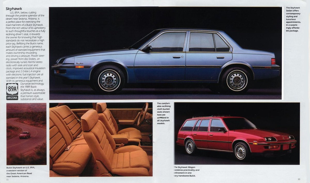 1982 Buick Skyhawk Brochures