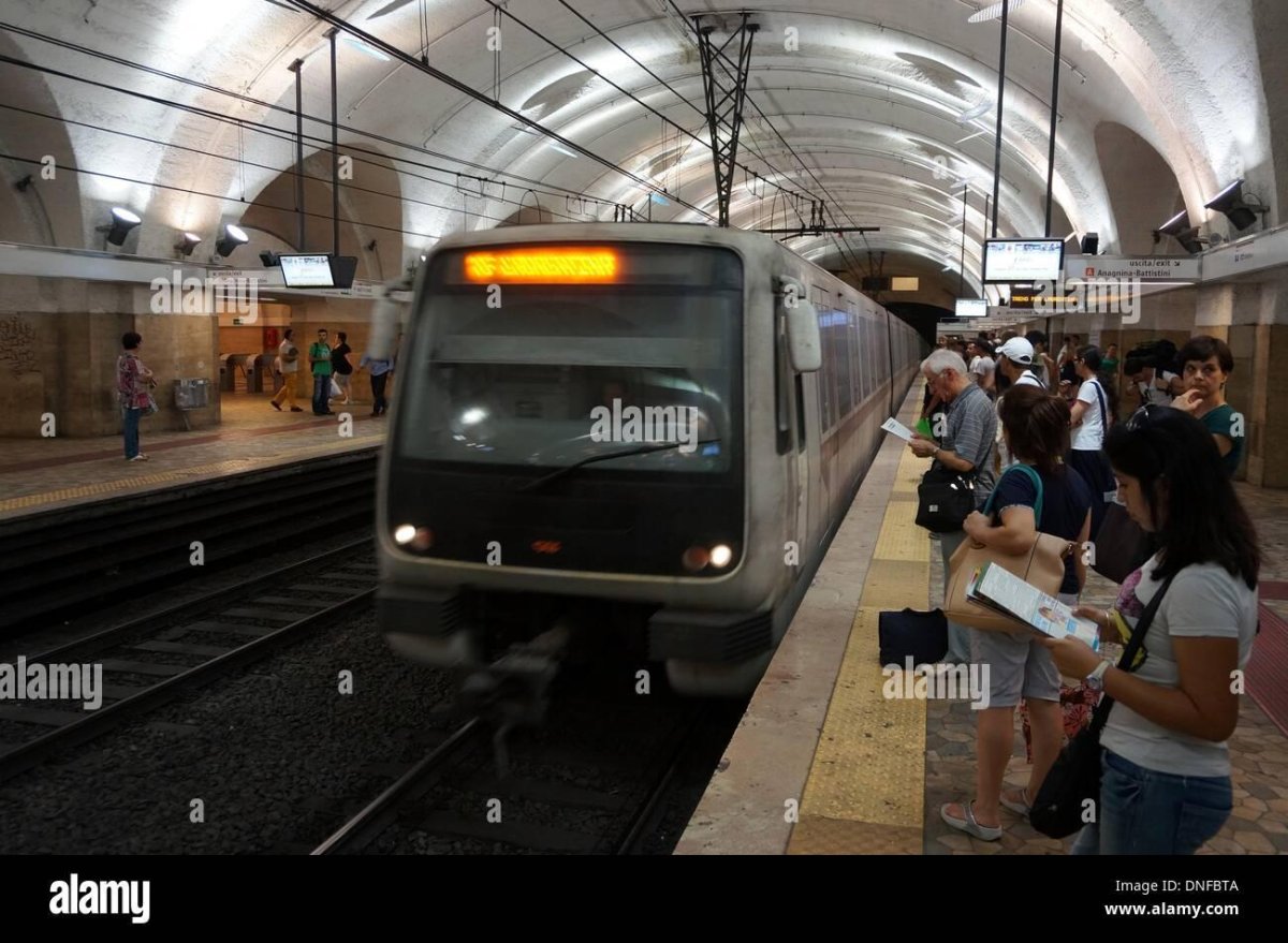 Метро Италии Рим