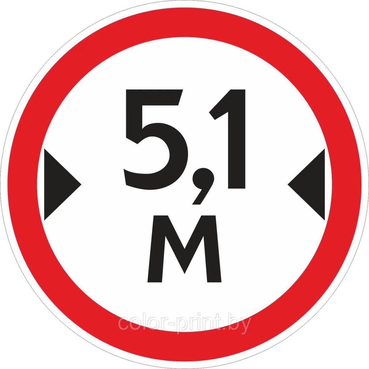 Знаки габаритов на въездных воротах