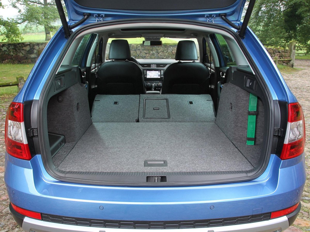 Шкода Октавия Скаут багажник