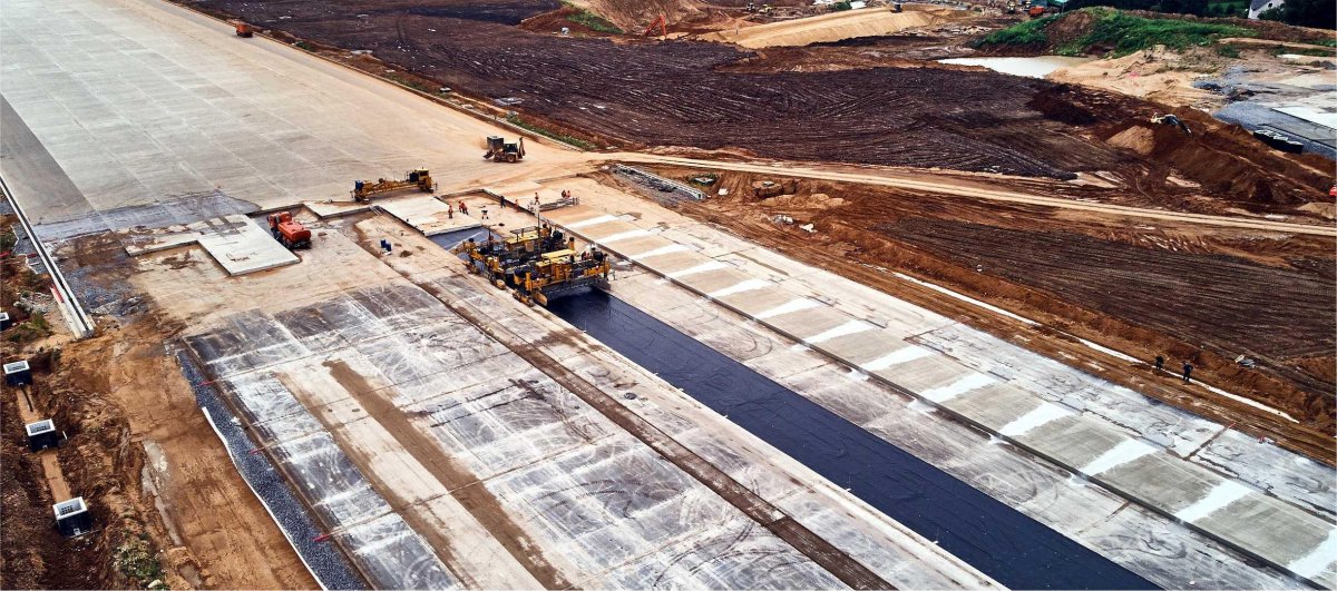 Реконструкция ВПП Домодедово