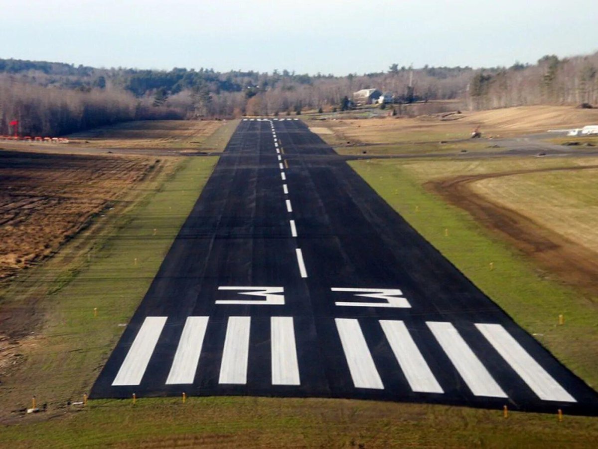 Огни ВПП аэродрома Левашово