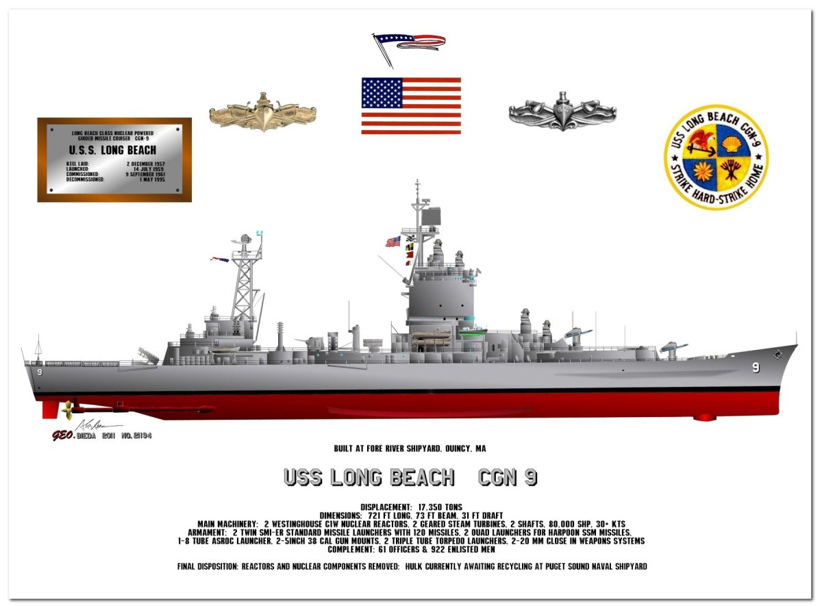 Атомный крейсер Лонг Бич