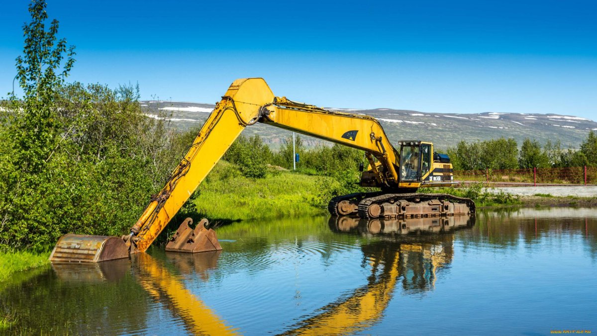 Техника экскаватор