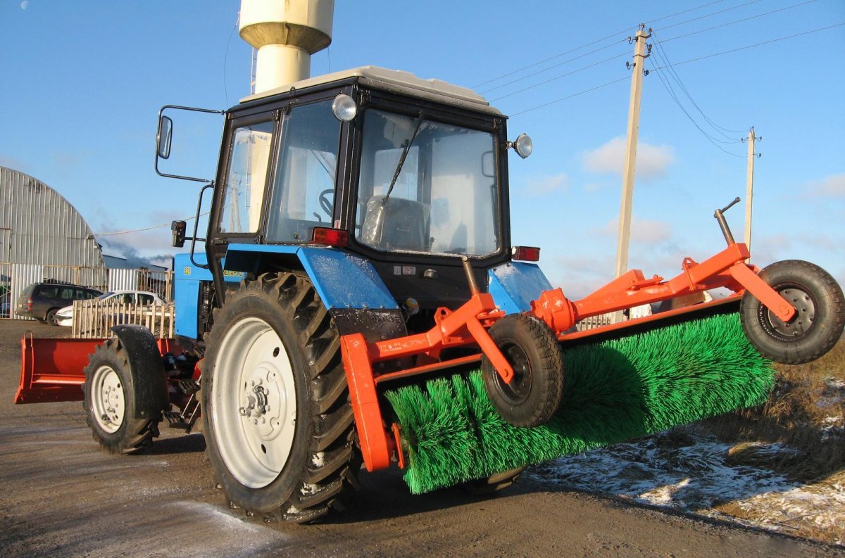 Щетка дорожная но-86 (на трактор МТЗ)