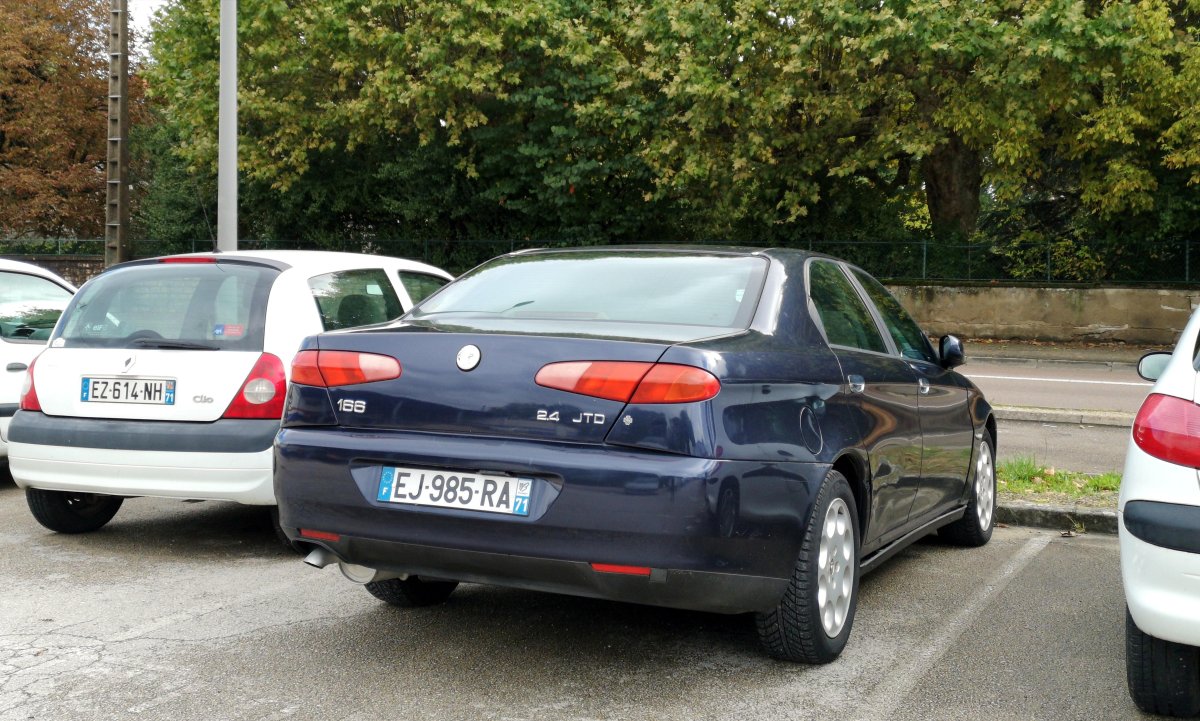 Габариты Альфа Ромео 166