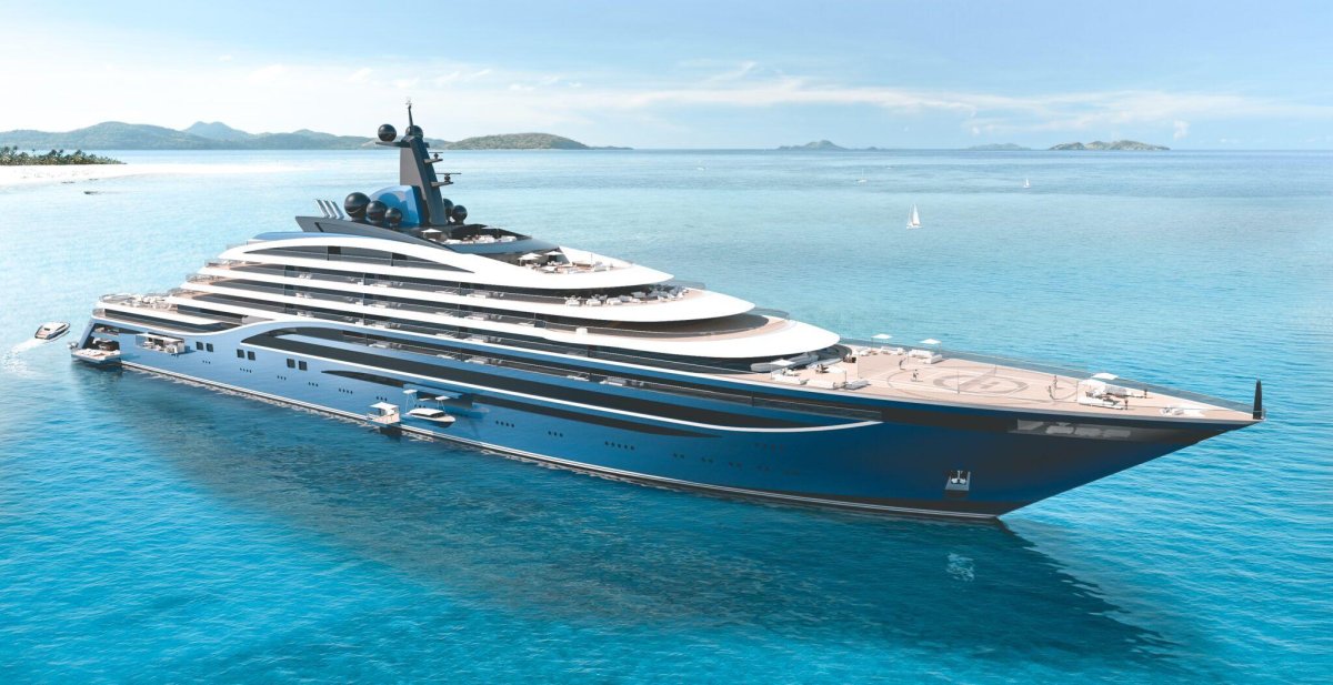 Мегаяхта Гамильтон