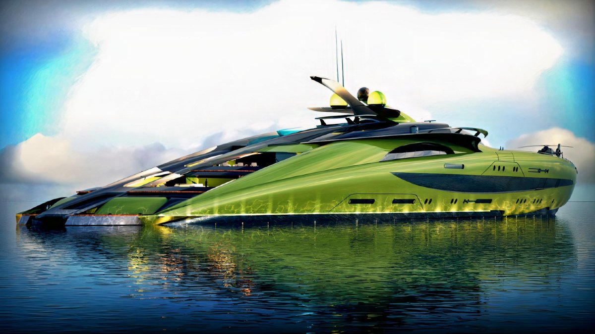 Мегаяхта Гамильтон