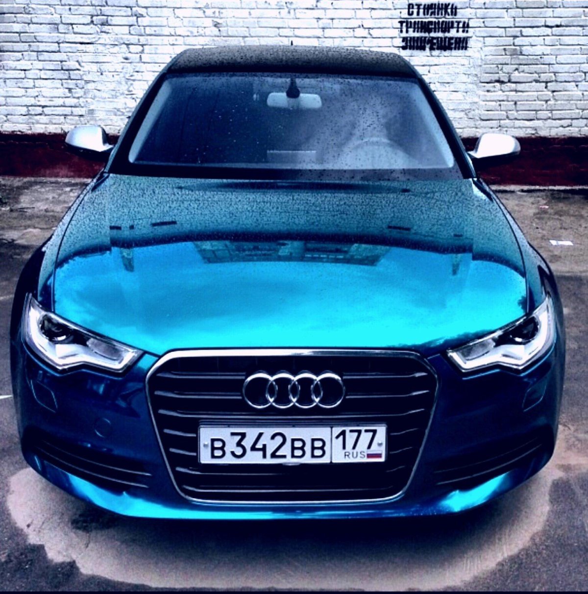 Ауди а6 бирюзовая