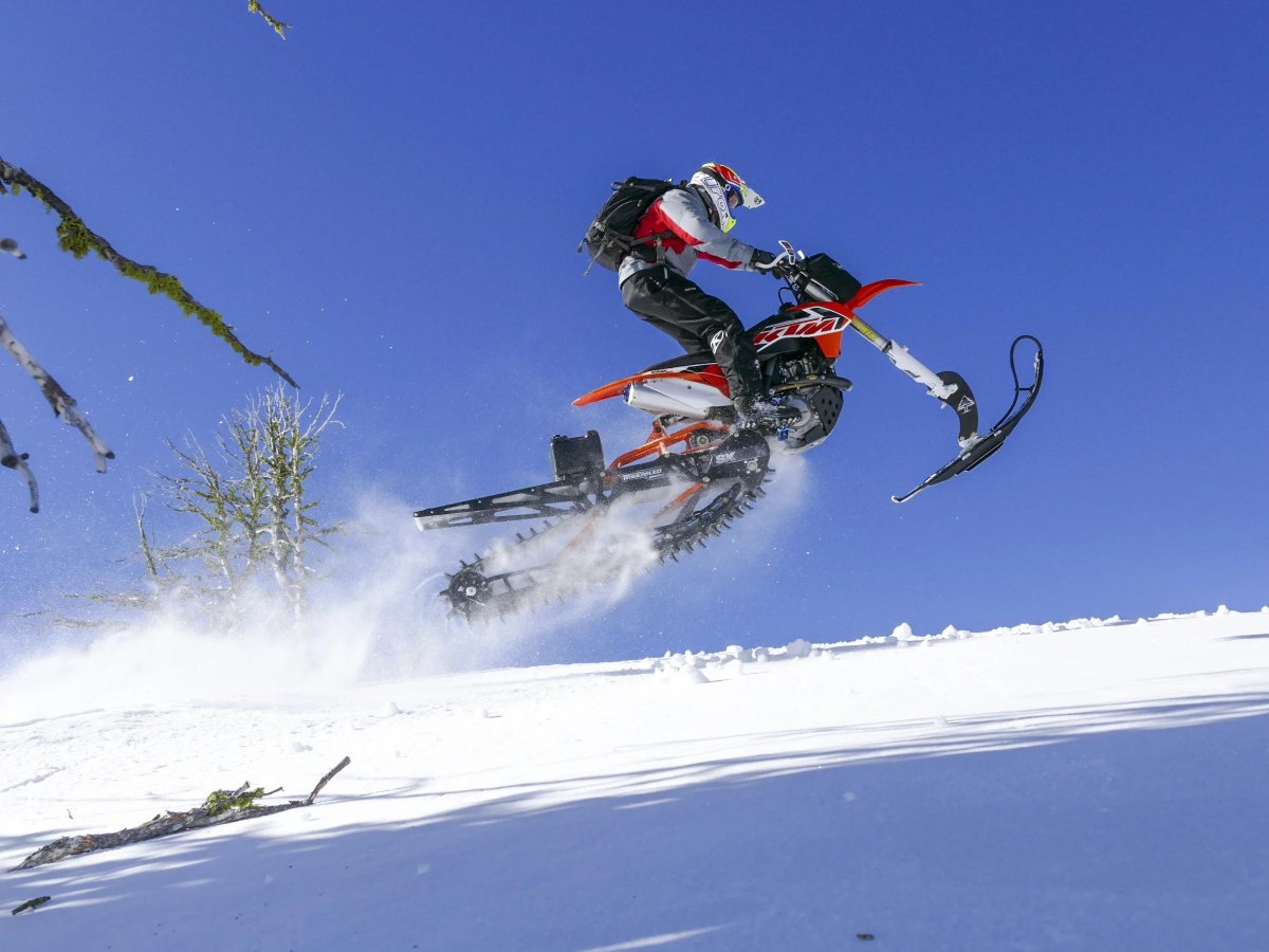 Сноубайк KTM