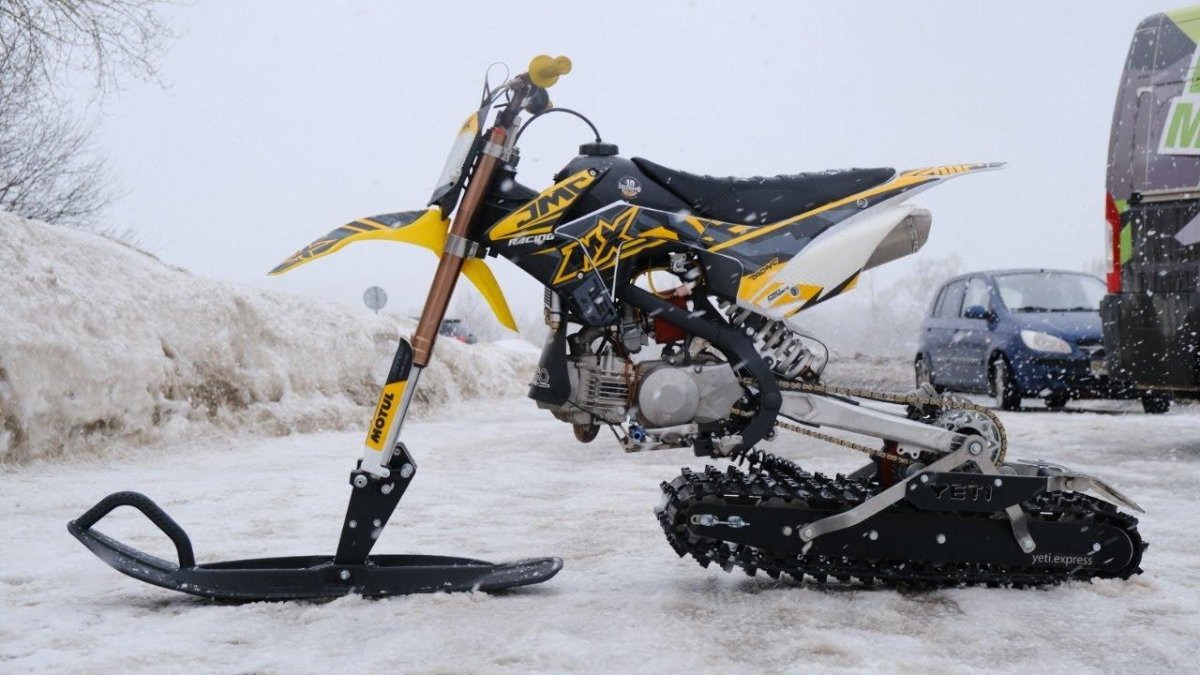 Гусеница на питбайк 125 кубов