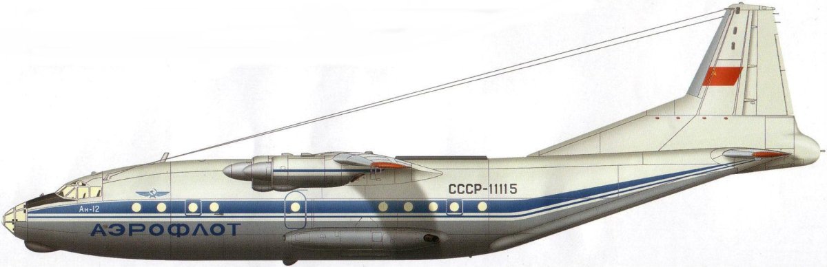 АН 12 грузовой самолет