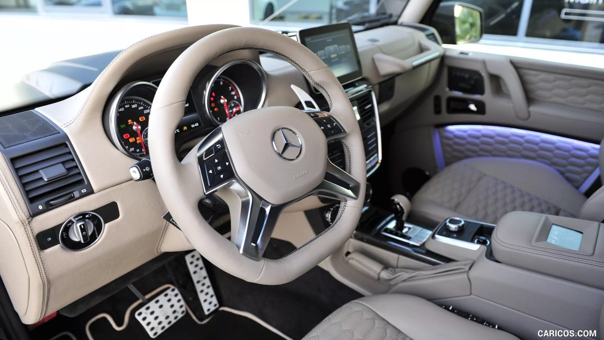 G63 AMG Brabus белый салон