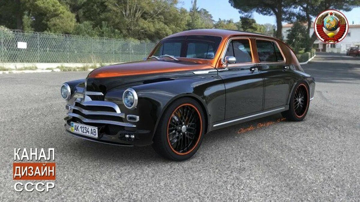 ГАЗ м20 победа тюнингованная