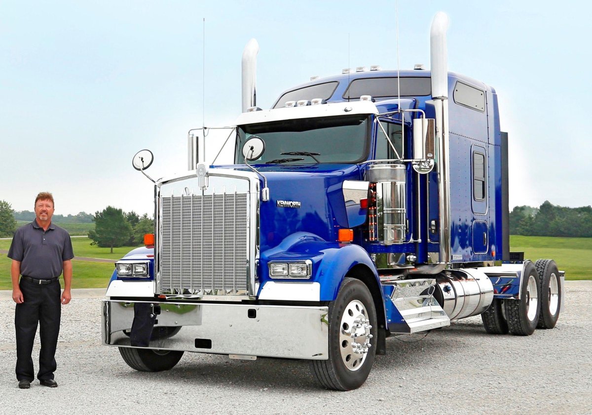 Kenworth w900 тяжеловоз