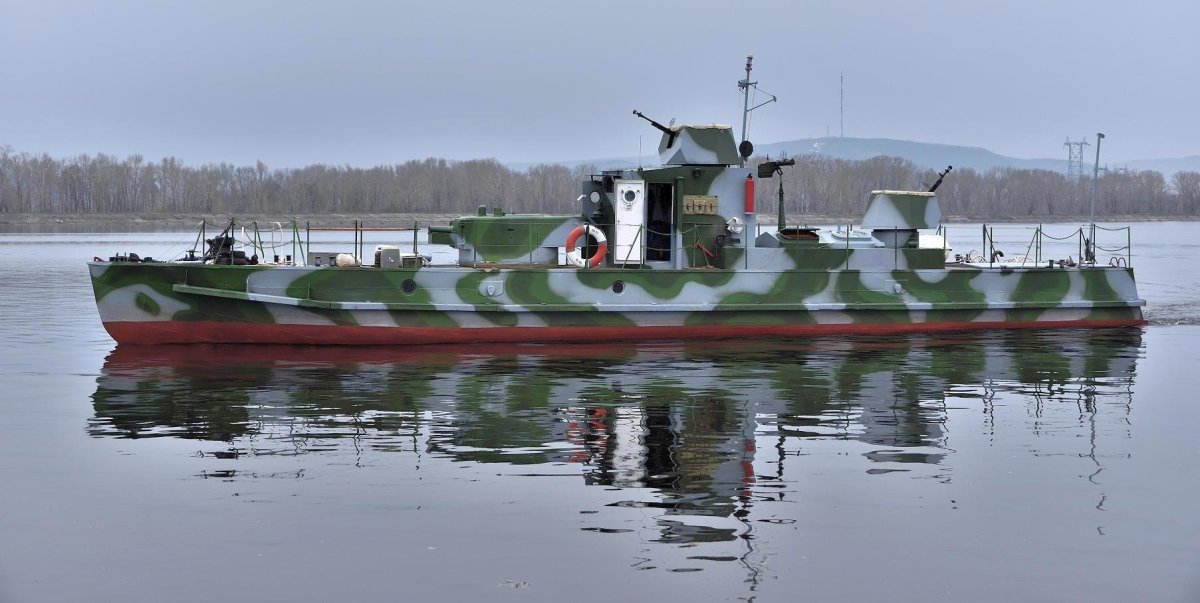 Малые речные бронекатера проекта 1125