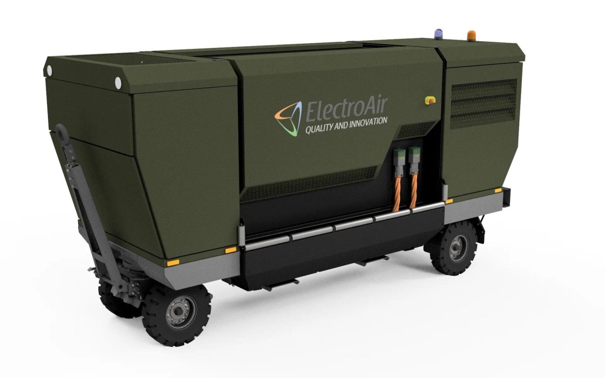 Аэродромный передвижной электроагрегат