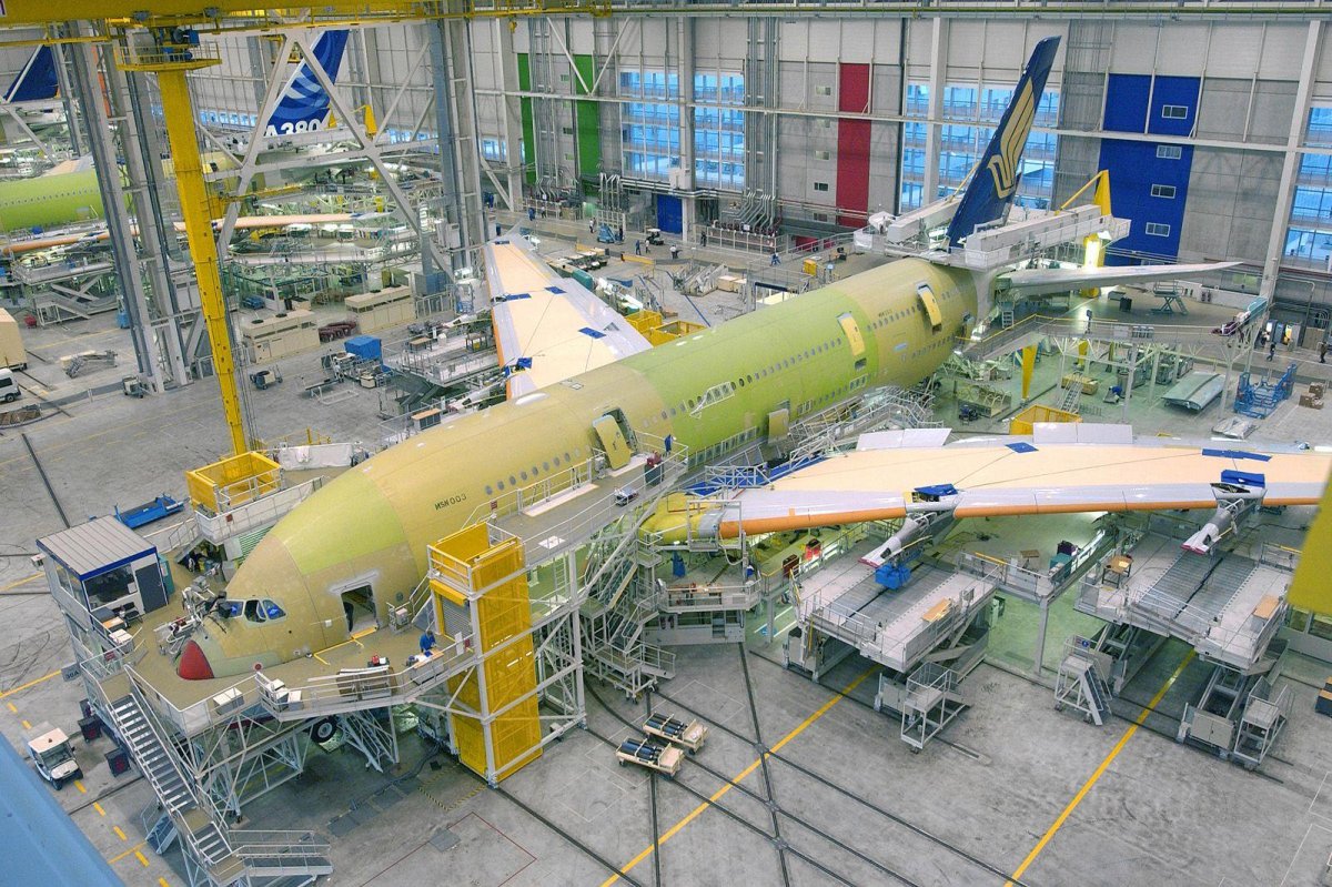 Завод Airbus в Тулузе