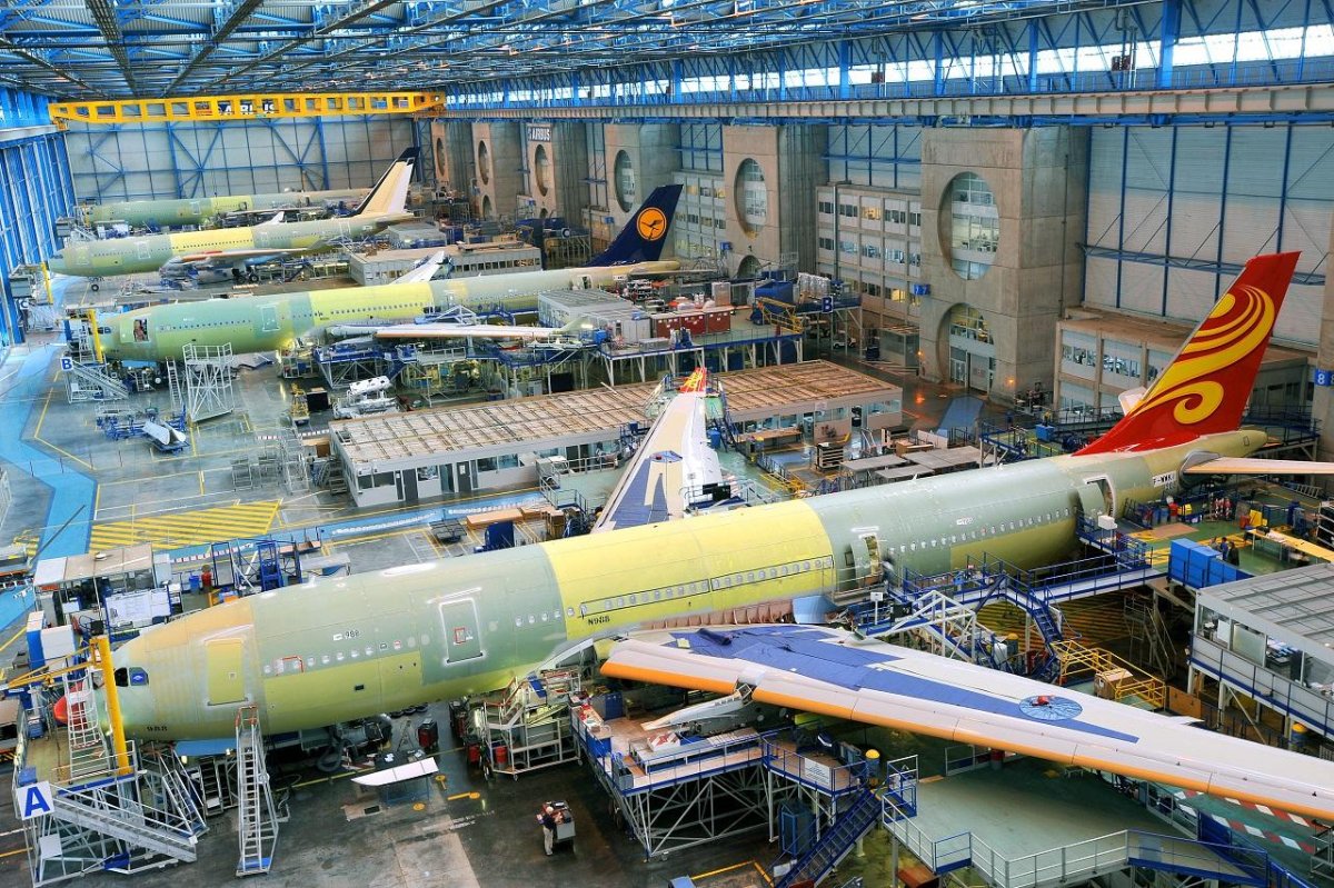Завод Аэробус в Тулузе