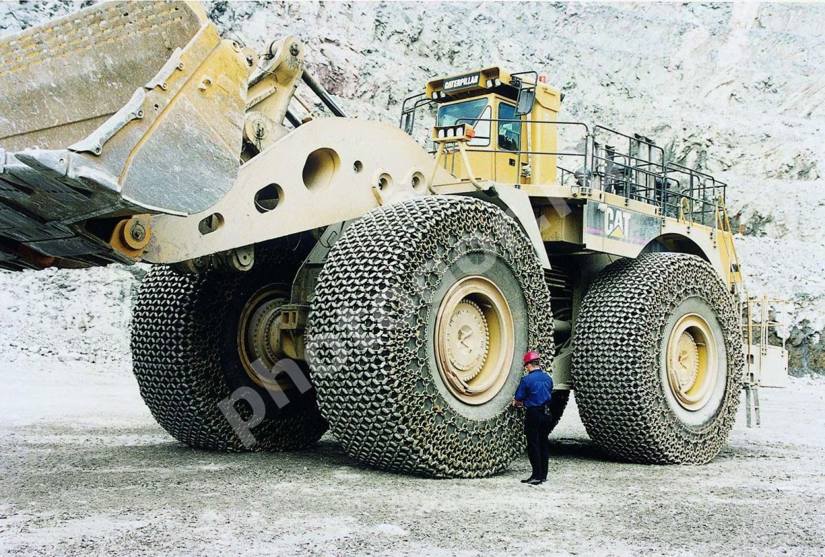 Шинозащитные цепи для карьерной техники