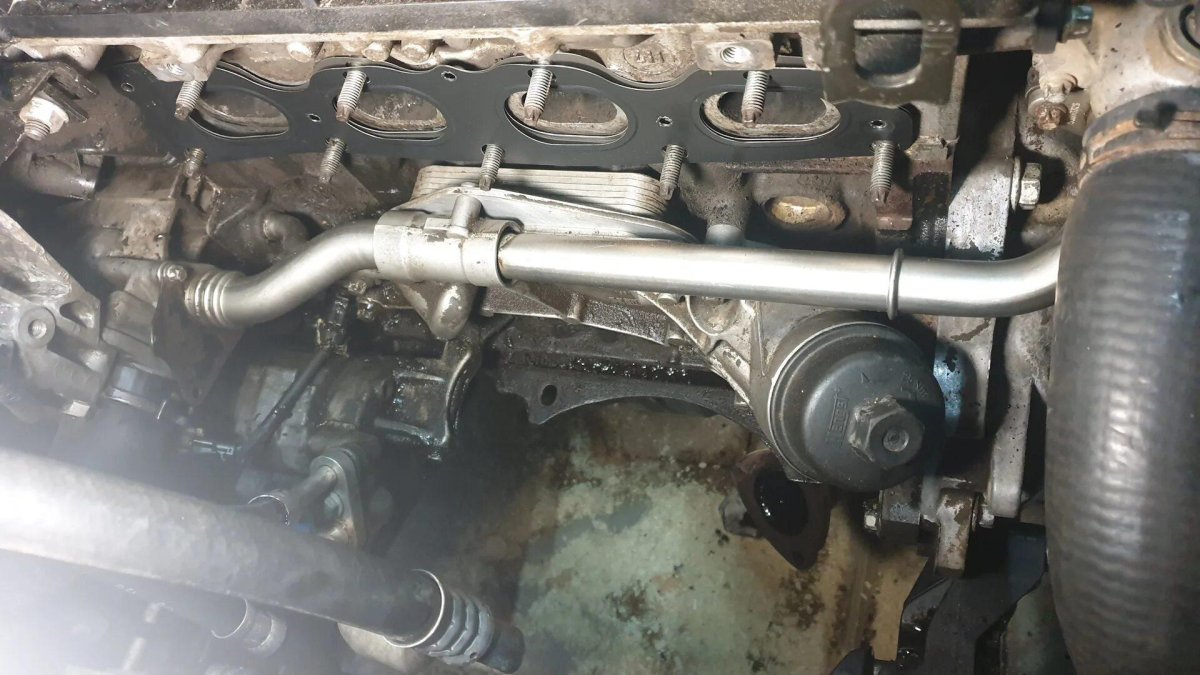 Трубка теплообменника Шевроле Круз 1.8