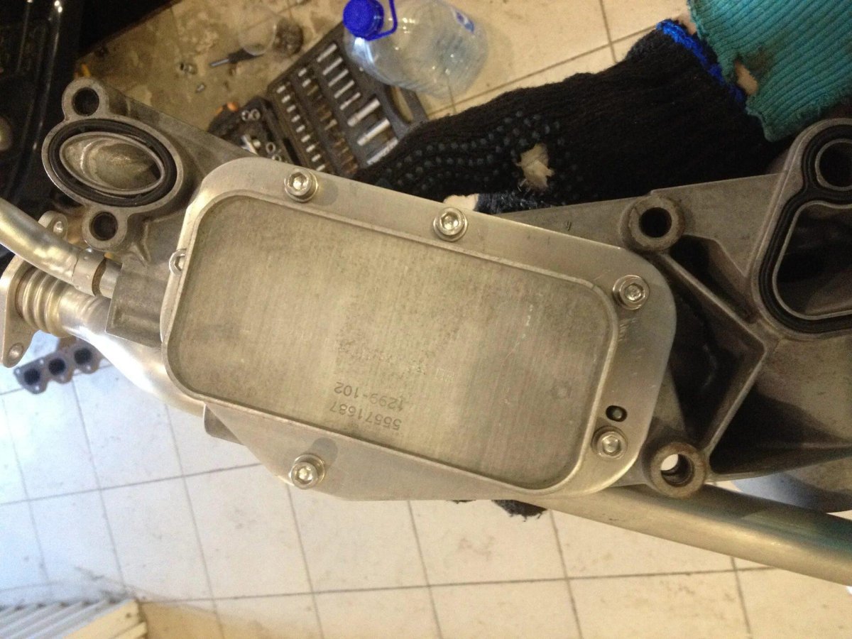 Теплообменник Шевроле Круз 1.8 теплообменник