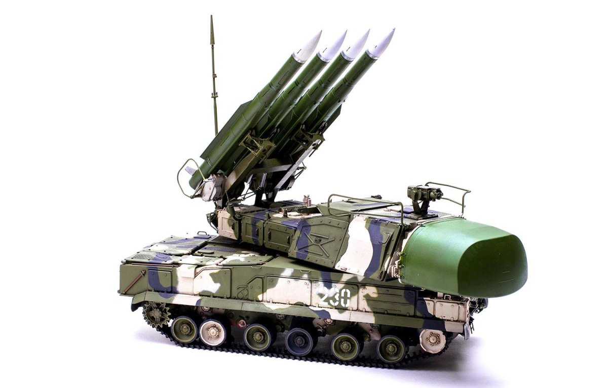 SS-014 Russian 9k37m1 Buk Air Defense Missile System (бук м1) Meng, 1/35