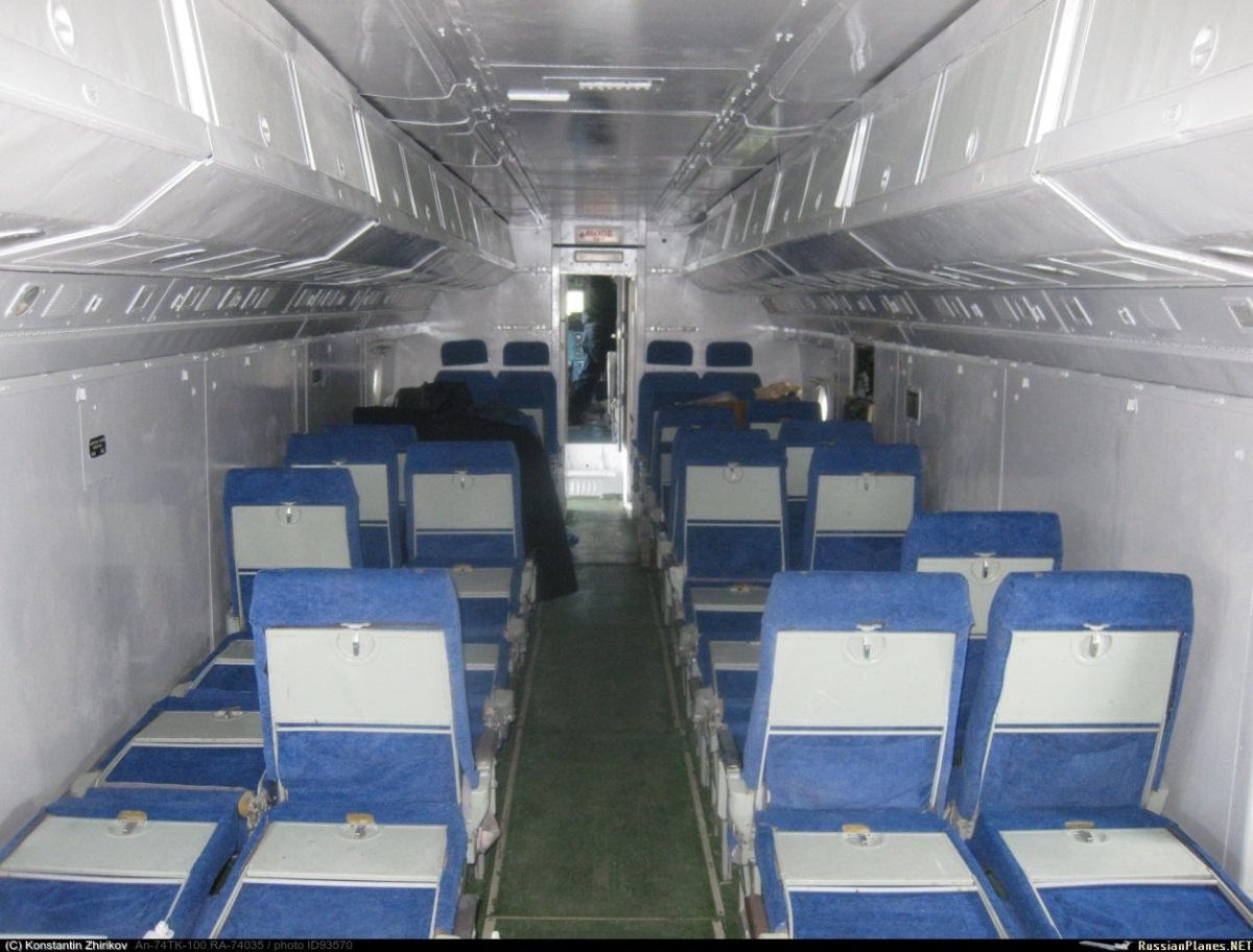 АН-72 кабина