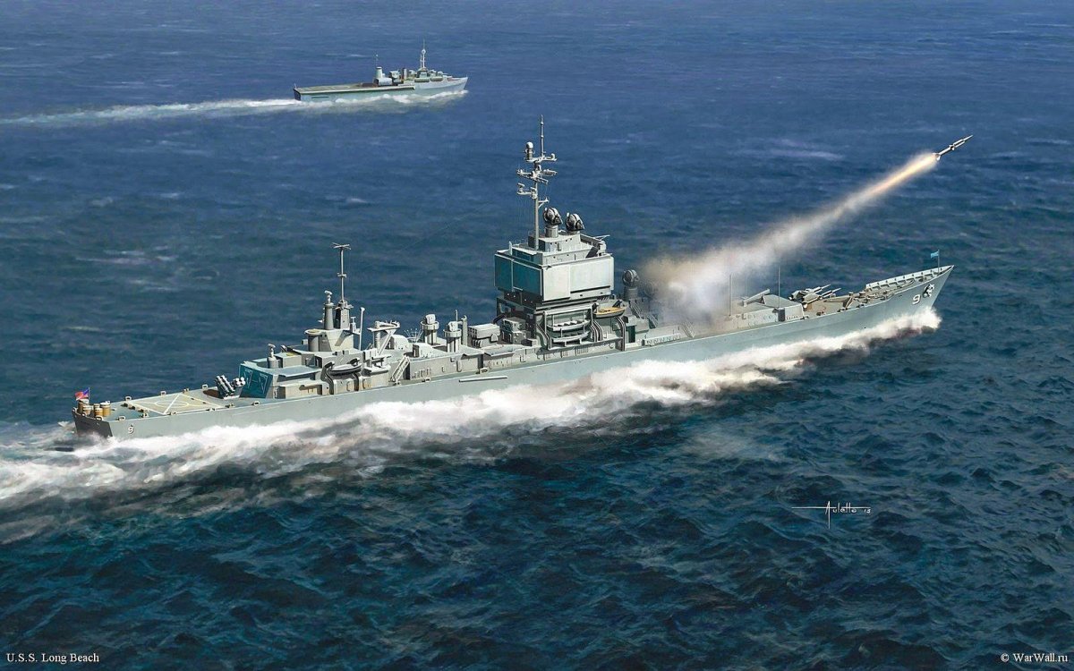 Атомный ракетный крейсер «long Beach» (Лонг-Бич) CGN-9