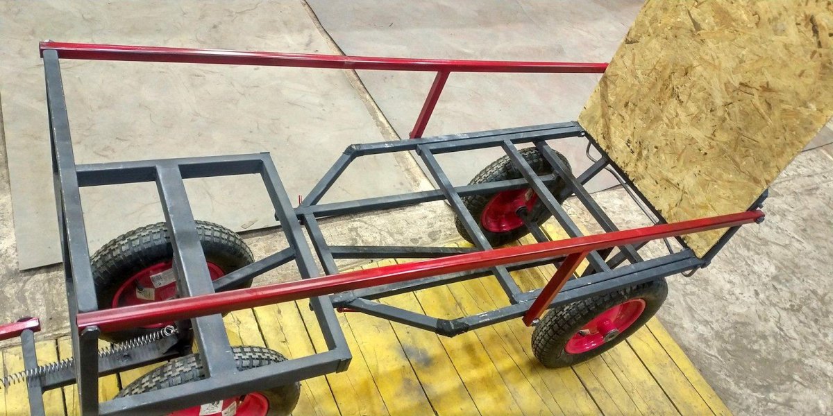 Диплор тележка ПКБ-1 грузоподъемность 1500 кг четырехколесная