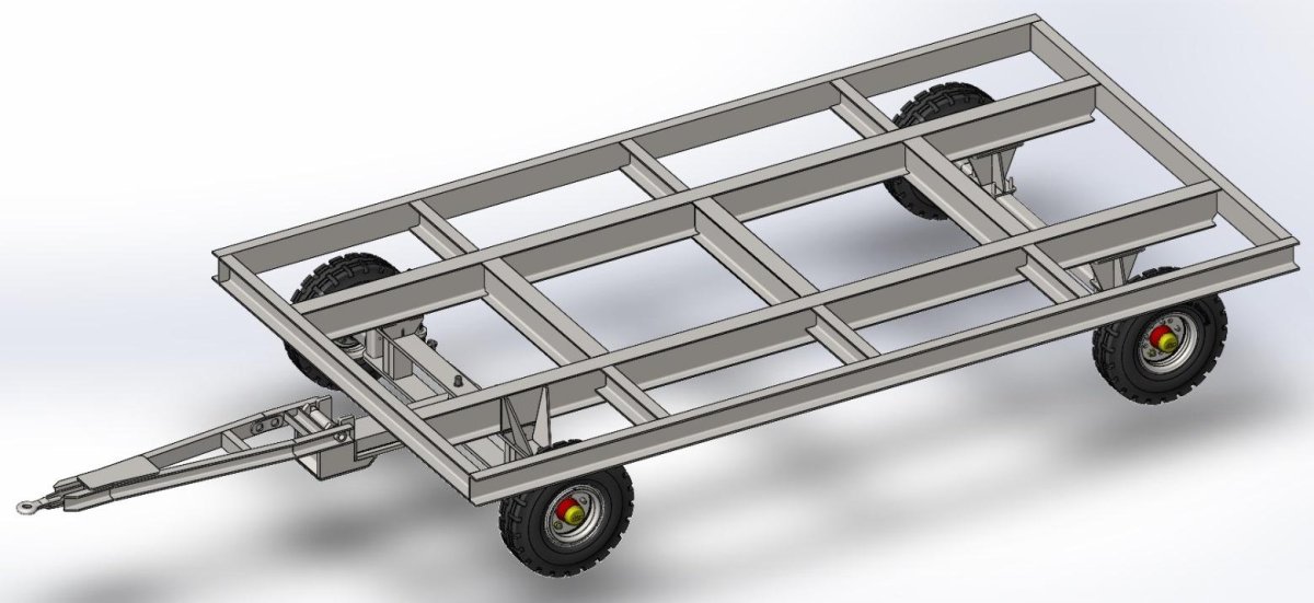 Тележка большегрузная каркасная бт2к