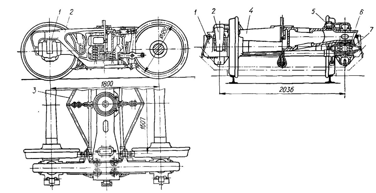 Вагонная тележка МТ-50
