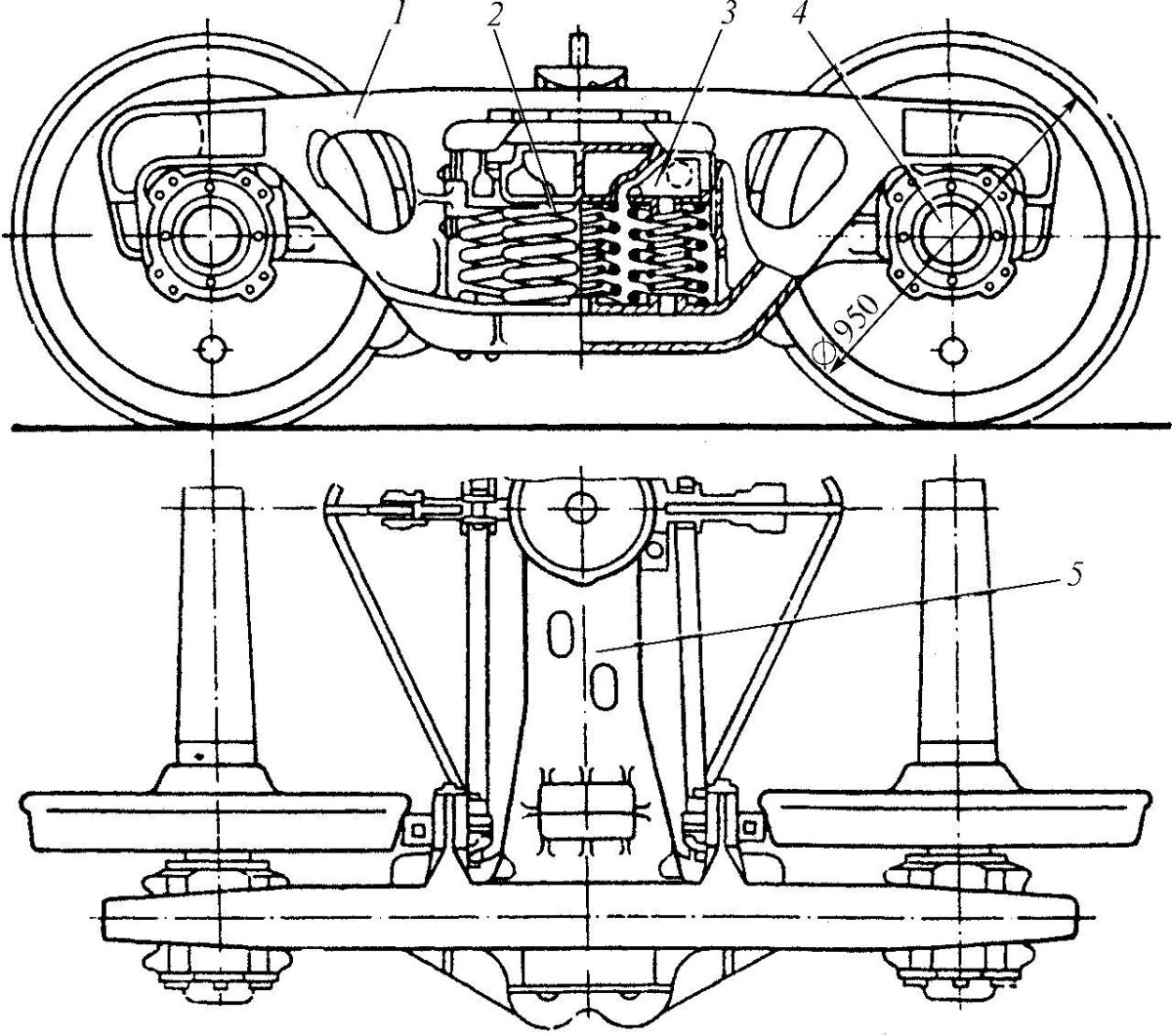Тележка ЦНИИ-х3-о модель 18-100