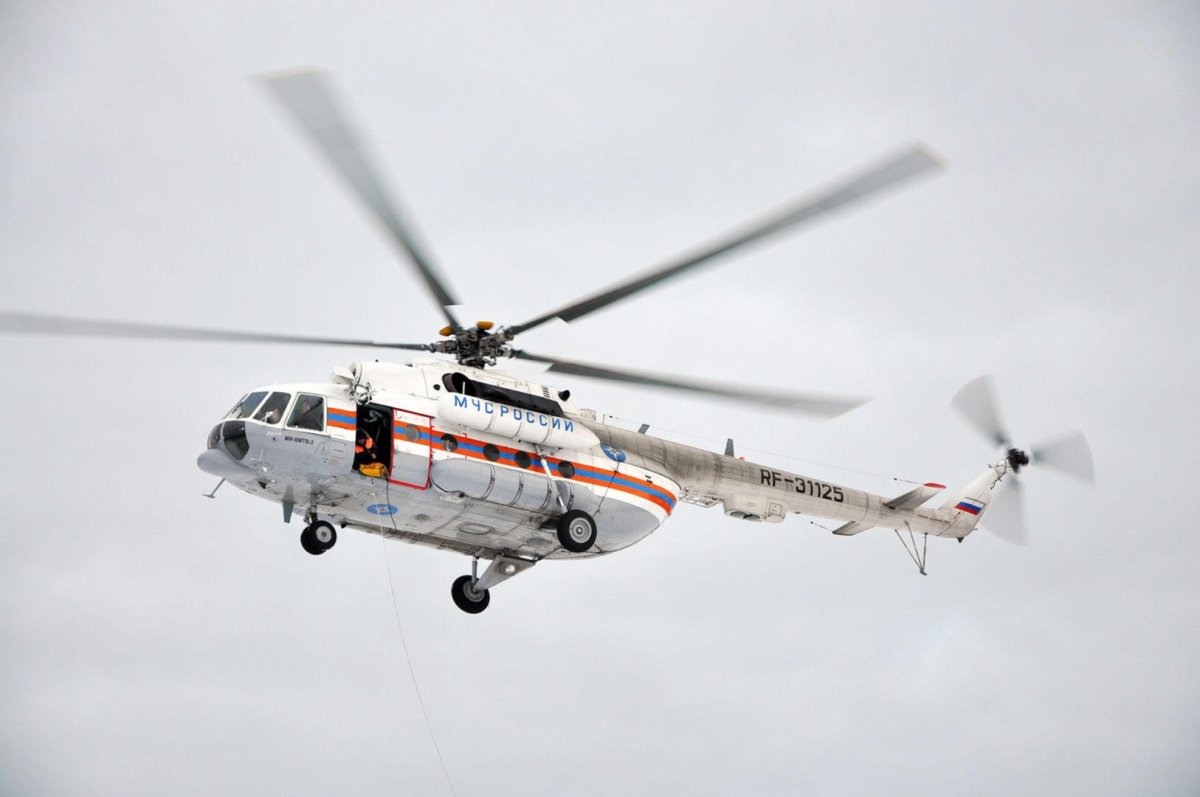 Вертолет ми-8 МЧС России