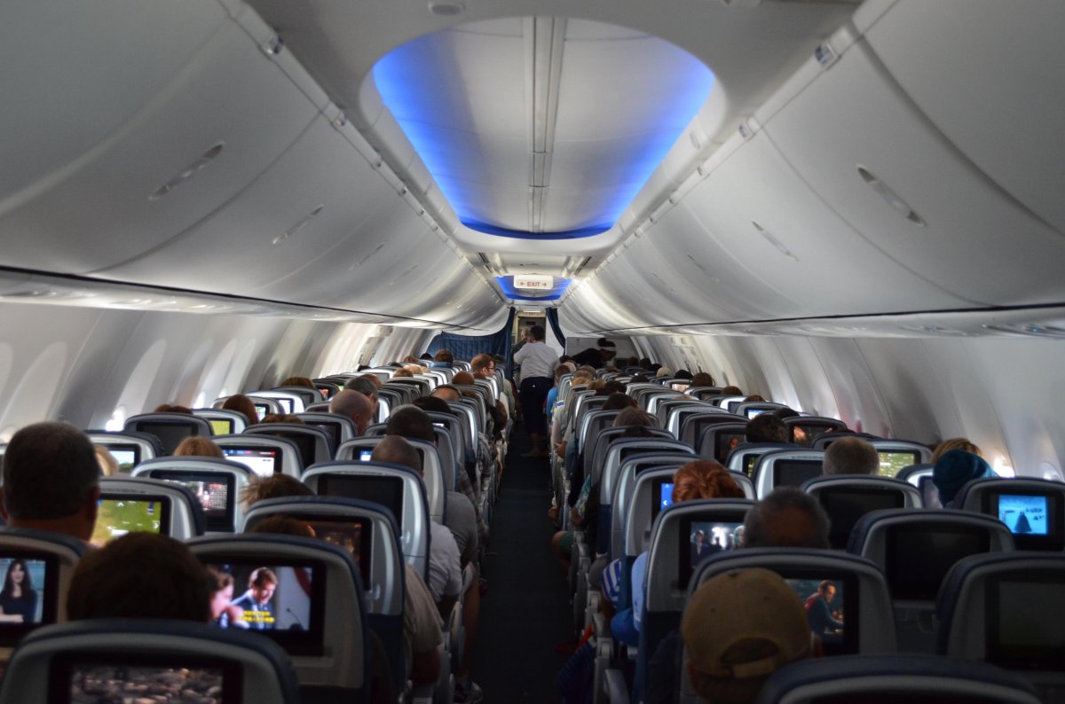 Boeing 737-900er внутри