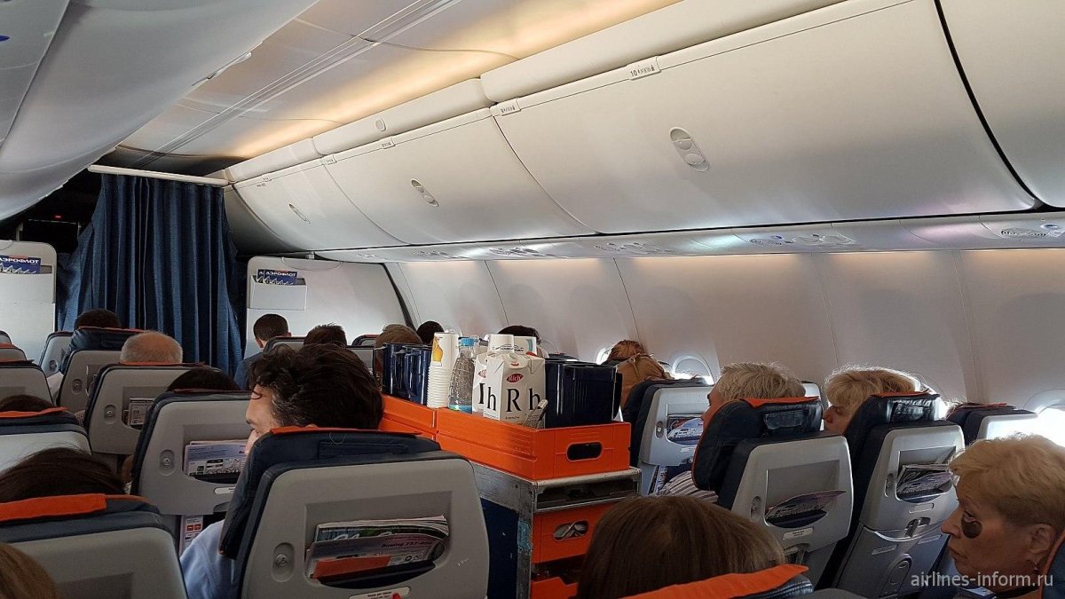 Боинг 737 Аэрофлот салон