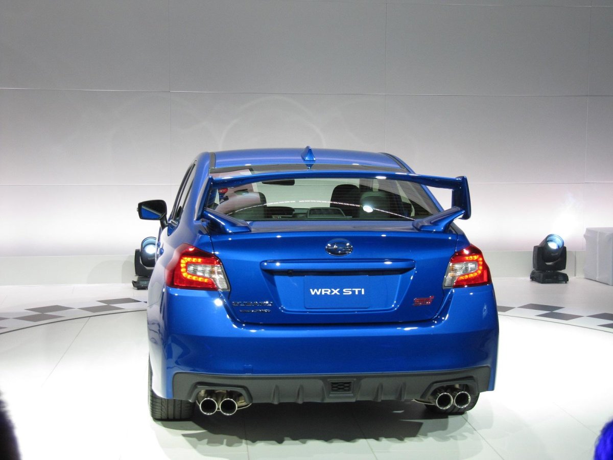 Impreza WRX сзади