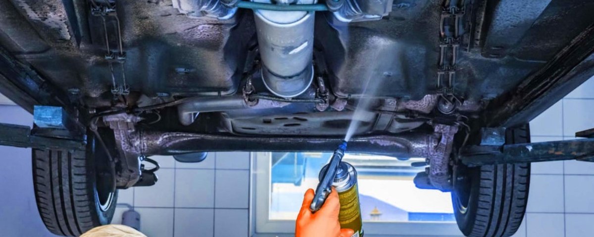 Лазерная чистка днища автомобиля