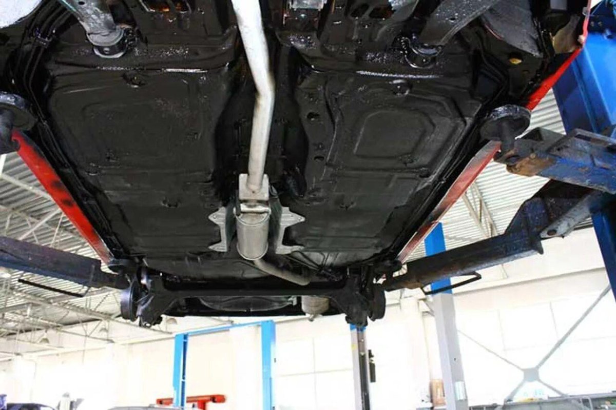 Антикоррозийная обработка днища