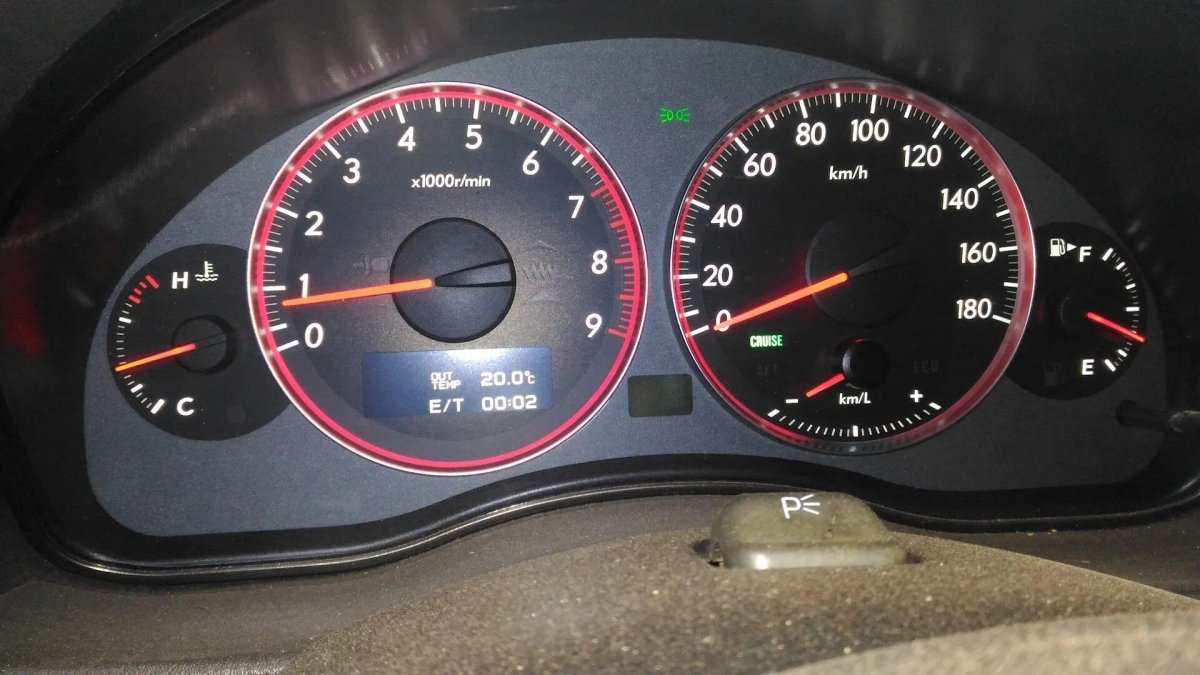 Панель оптитрон Subaru Outback