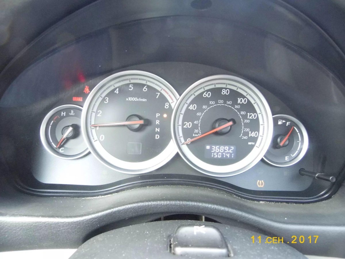 Subaru Outback приборная панель