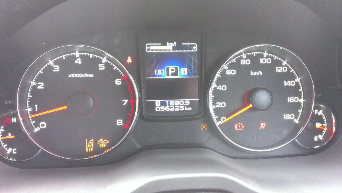 Субару Аутбек приборная панель