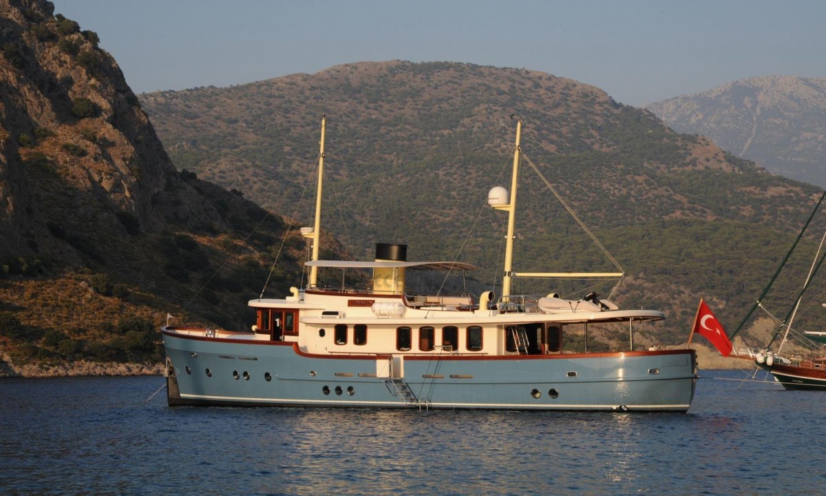 Ретро яхты моторные