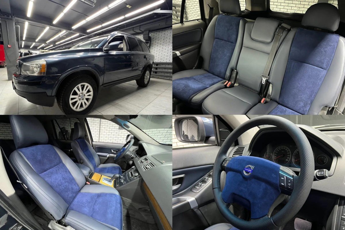 Перетяжка салона Volvo xc90