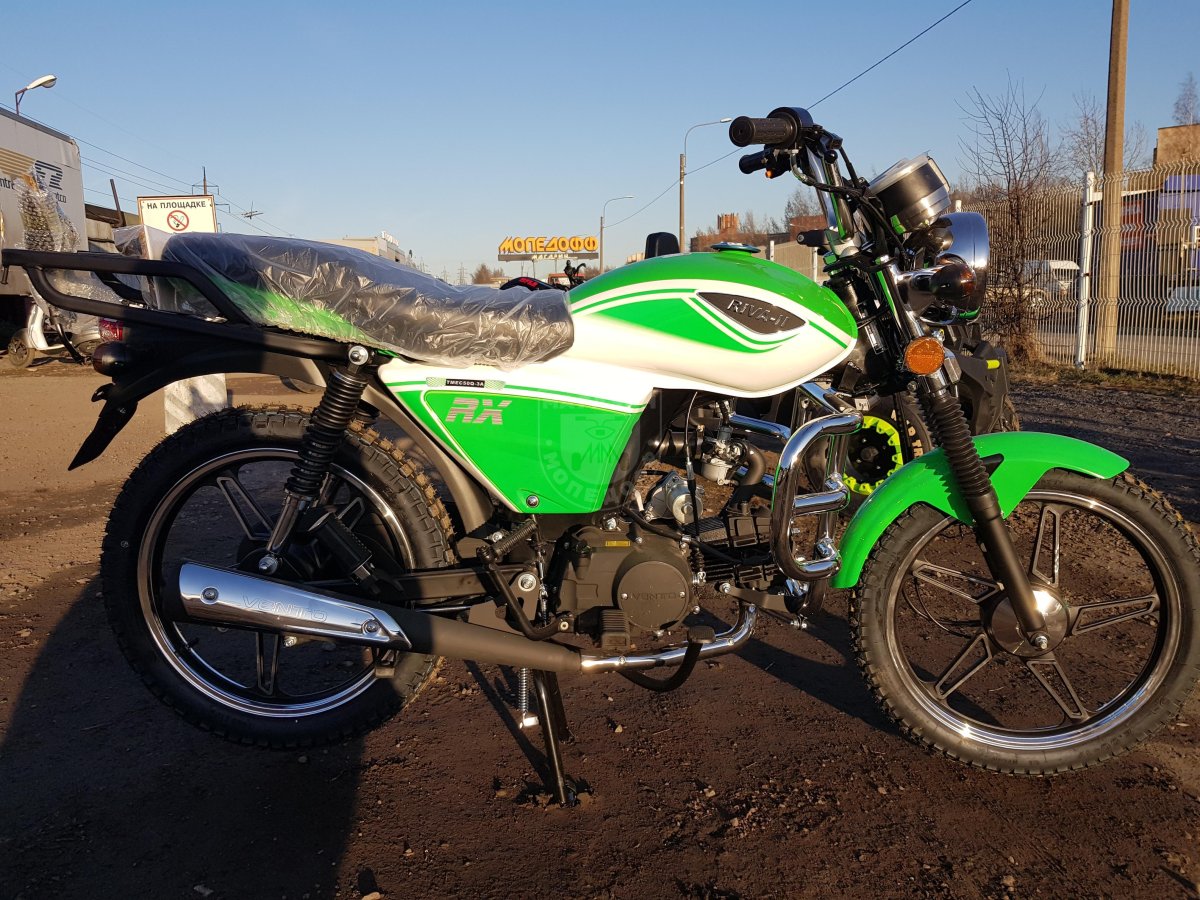 Мопед Альфа 110 зеленый