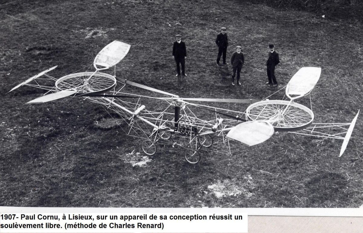 Поль корню вертолет 1907