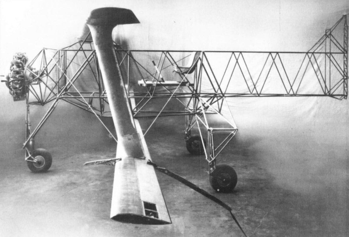 «Ames ad-1» — экспериментальный самолёт с косым крылом