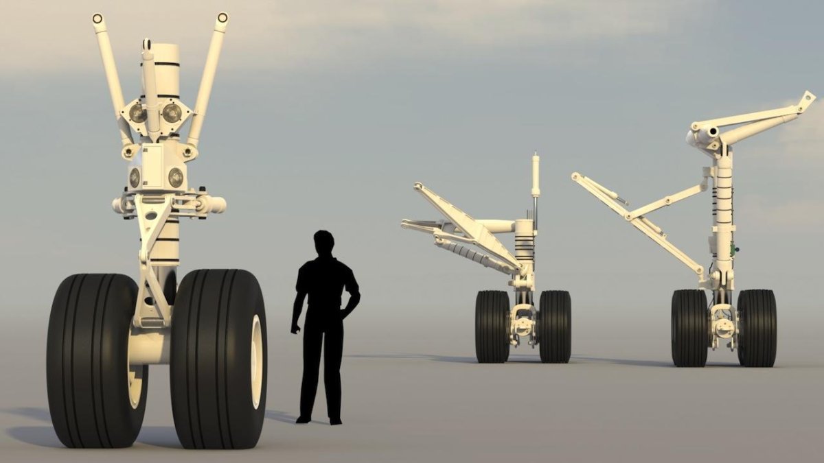 Боинг 747 шасси