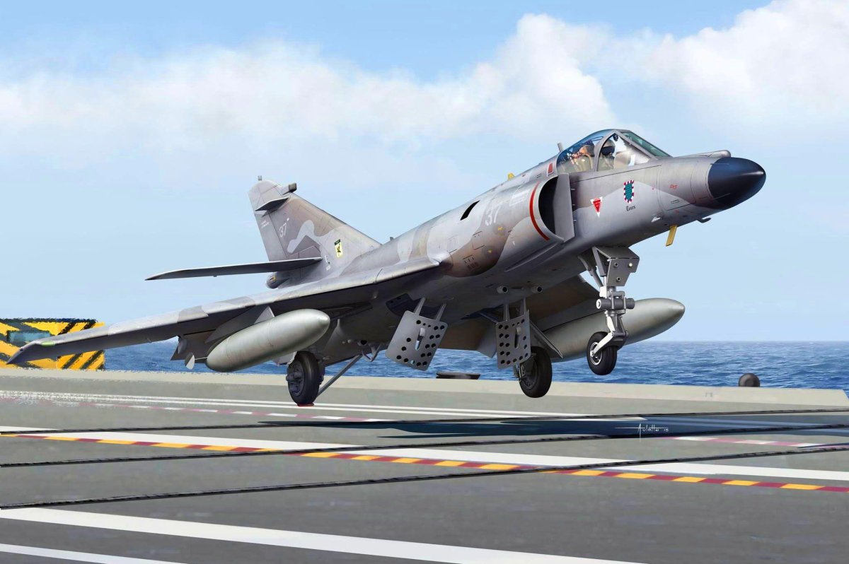 Dassault "super Etendard", истребитель