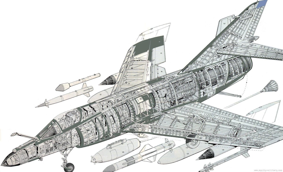 Etendard IV чертёж